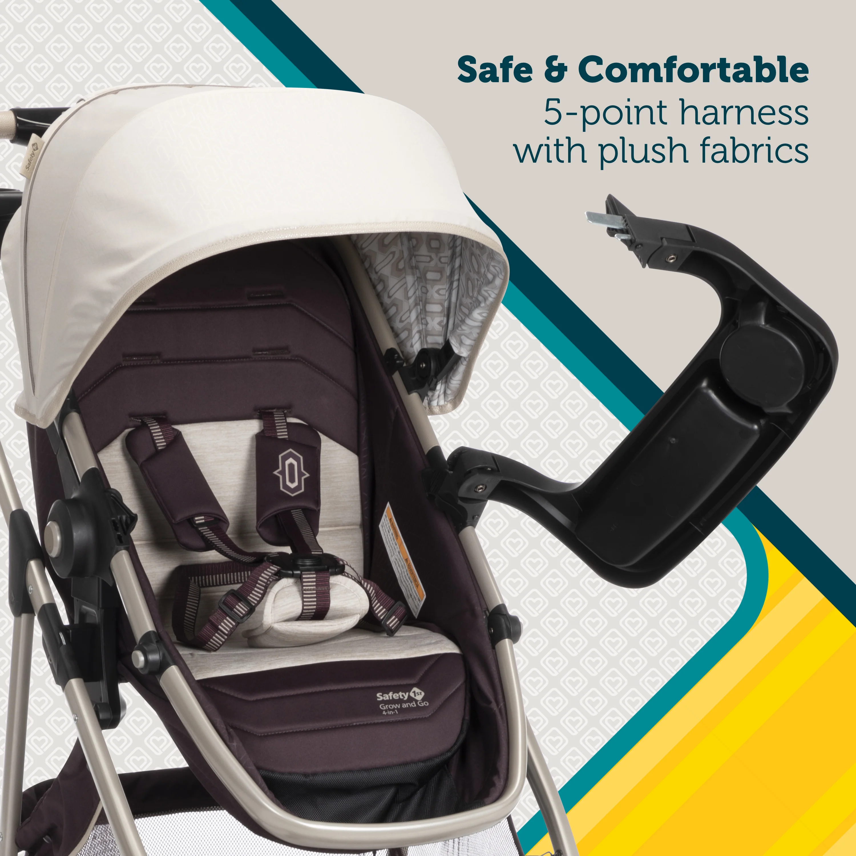 Deluxe Grow and Go™ Flex 8-in-1 Travel System - Image 7