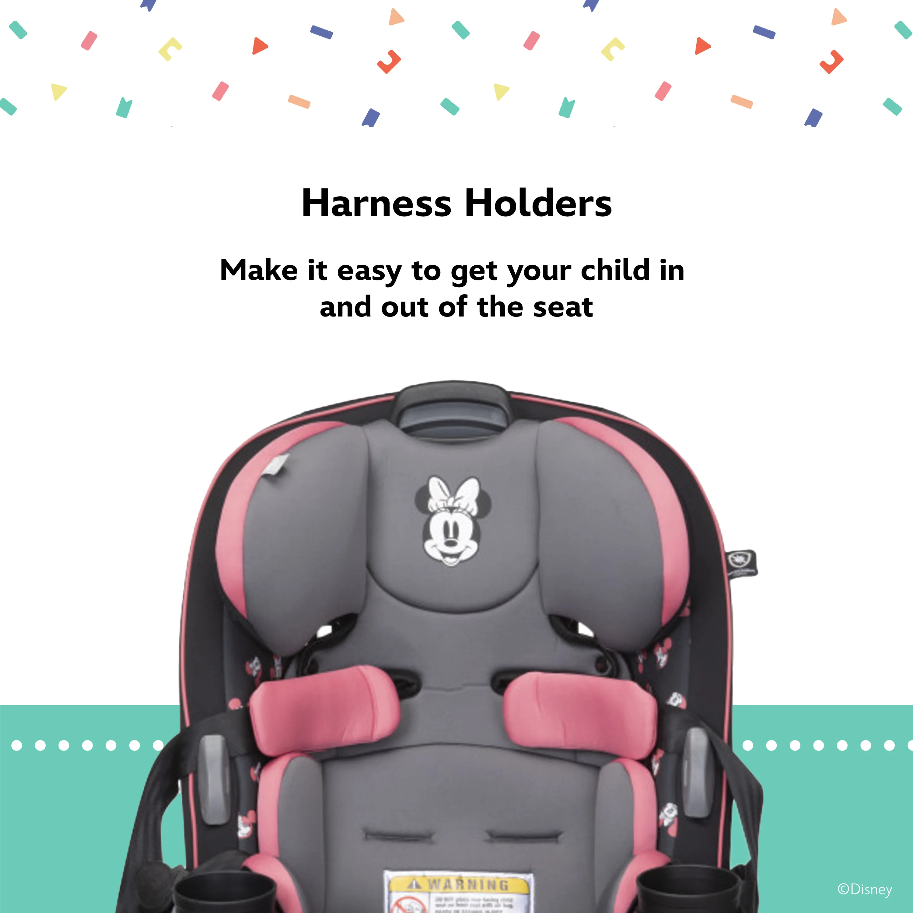 Disney Baby Grow and Go™ All-in-One Convertible Car Seat - Image 5