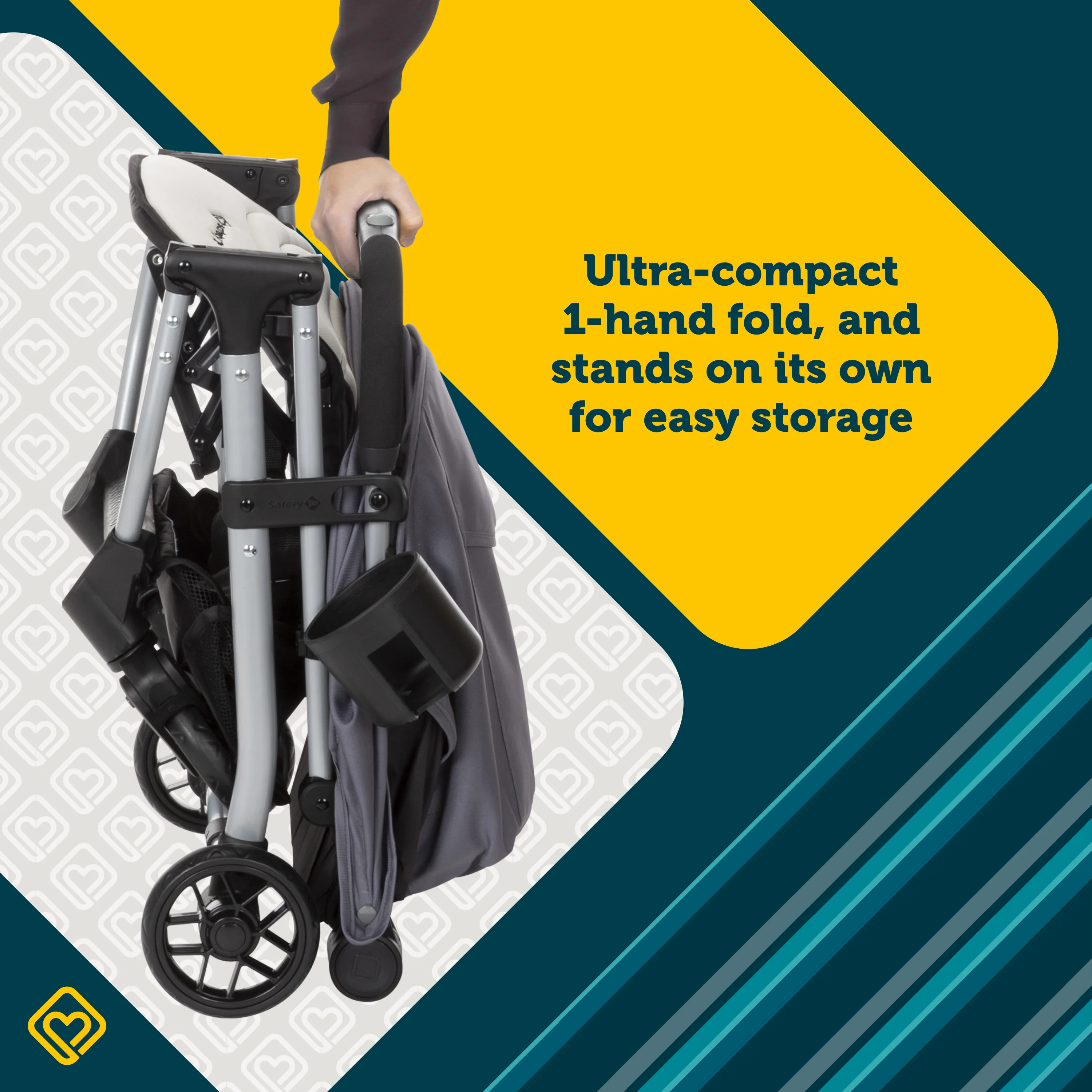 Easy-Fold Compact Stroller - Image 3