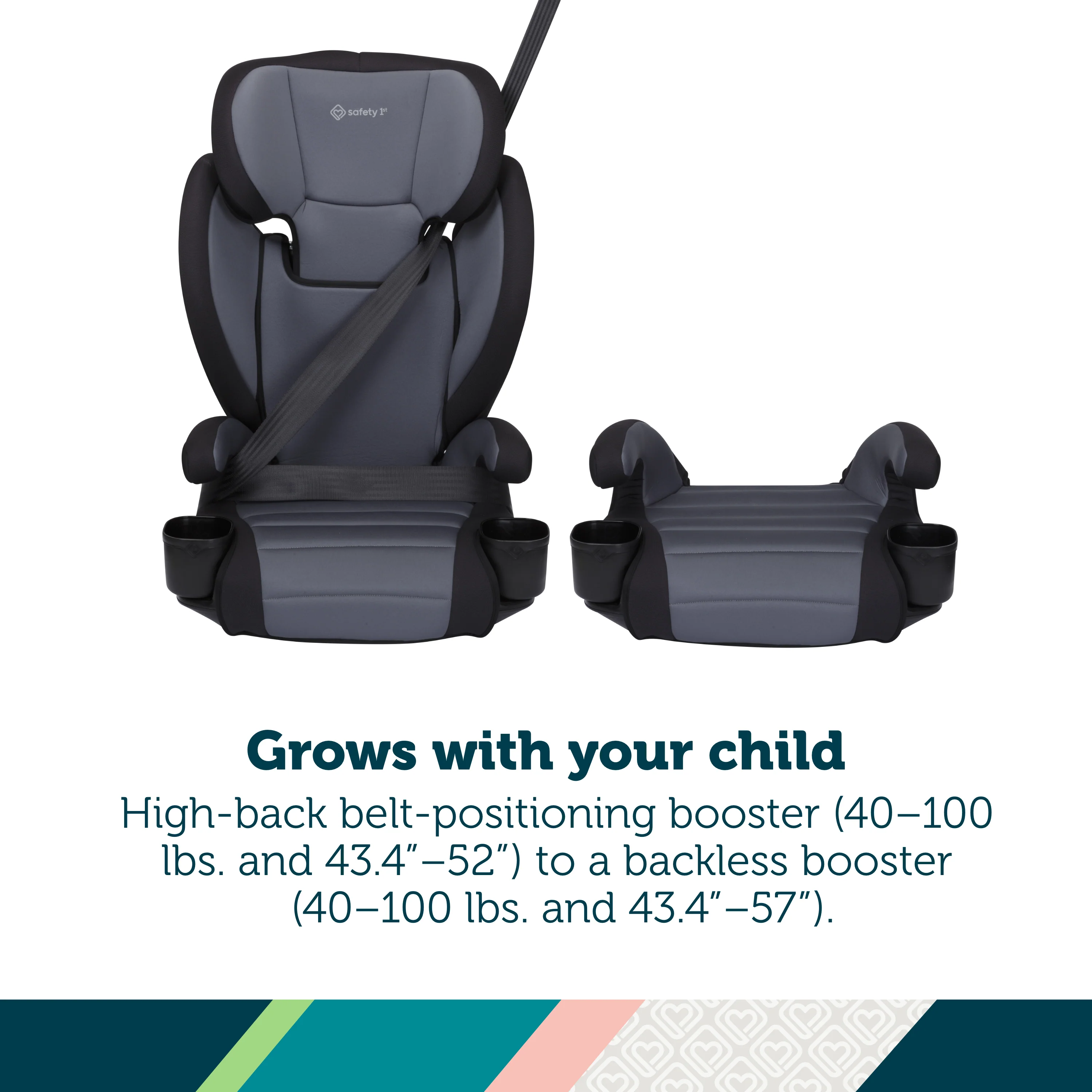 Grow and Go™ 2-in-1 Belt-Positioning Booster Car Seat featuring ComfortWings - Image 3