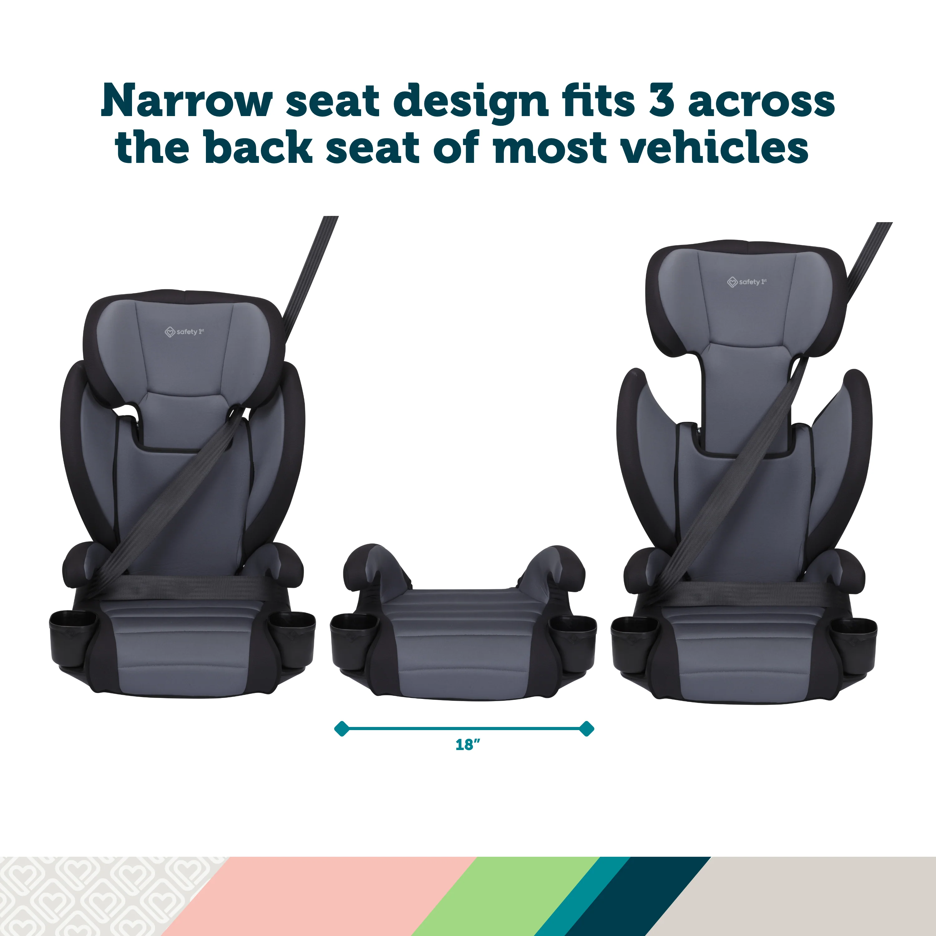 Grow and Go™ 2-in-1 Belt-Positioning Booster Car Seat featuring ComfortWings - Image 5