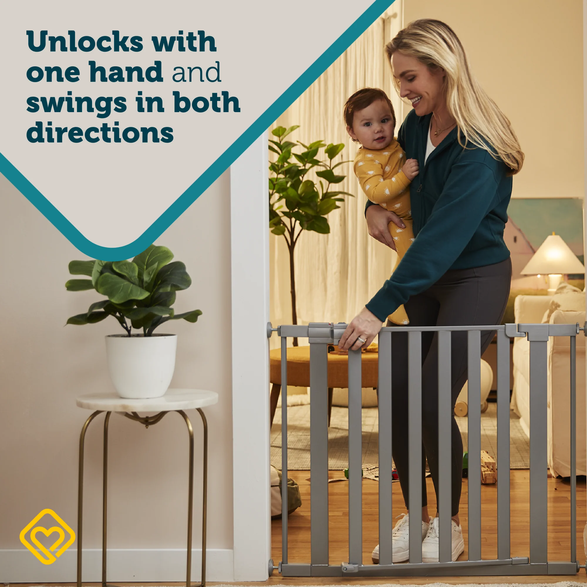 Modern Easy-Install Baby Gate - Image 6