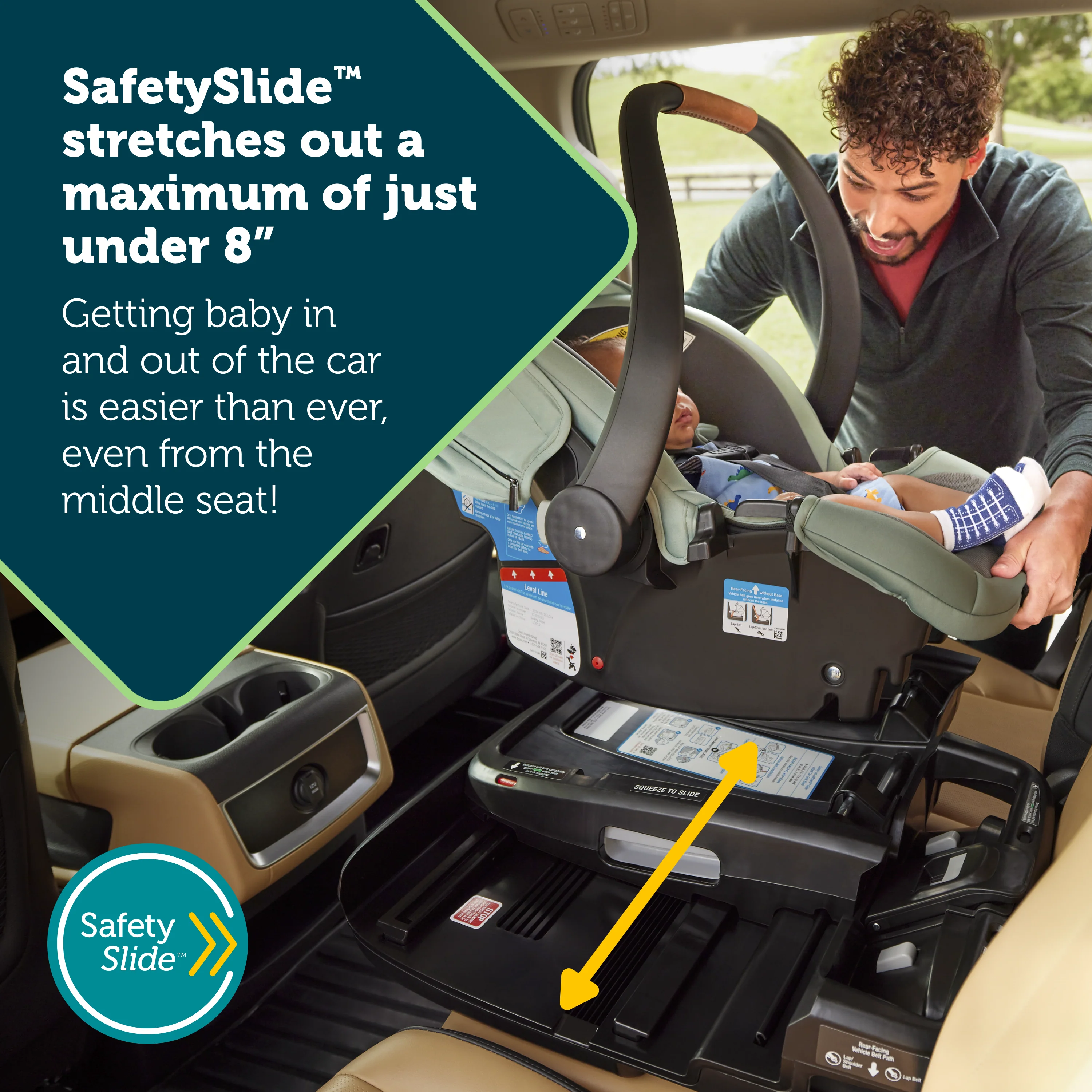 onBoard™ Slide DLX Infant Car Seat featuring SafetySlide™ Base - Image 3