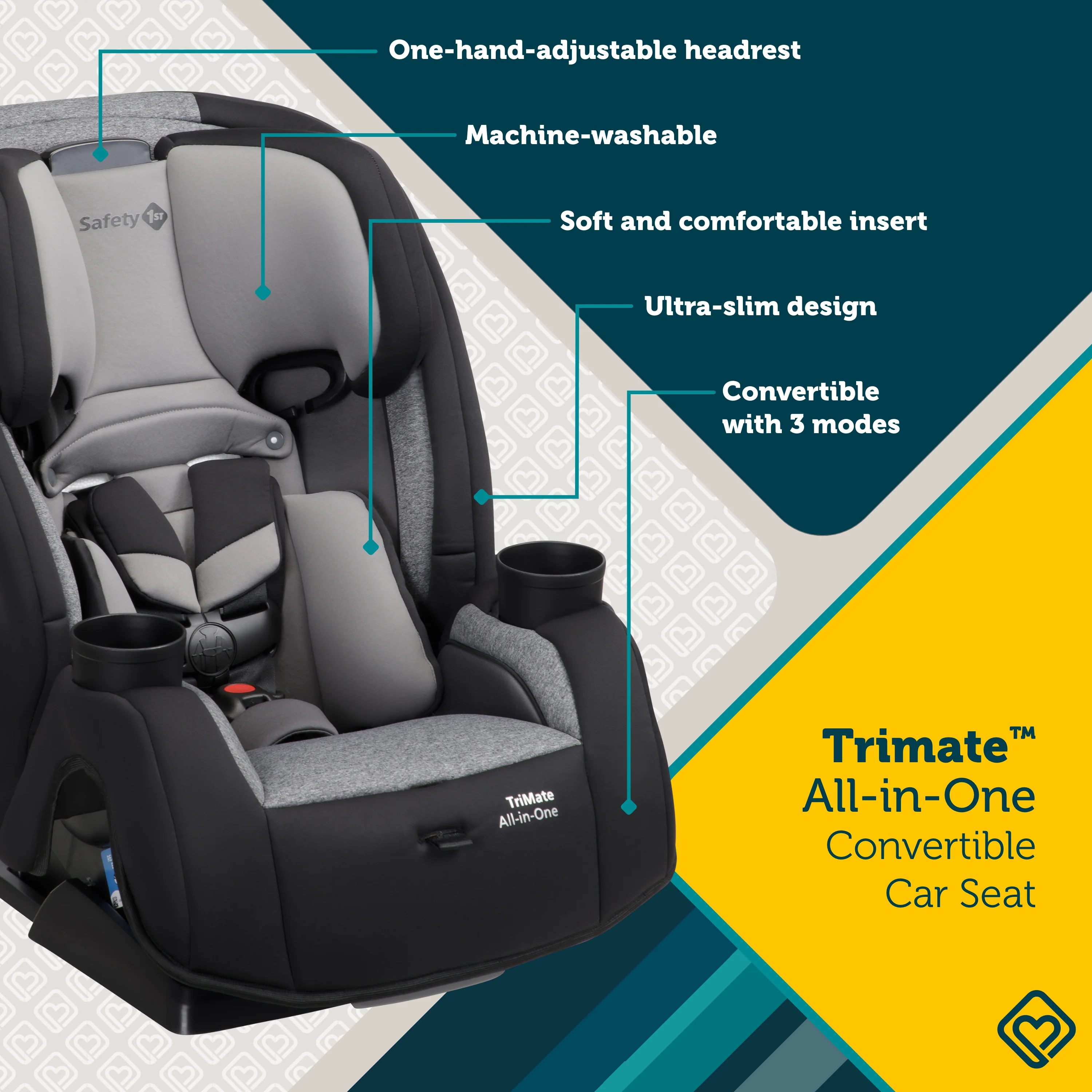TriMate™ All-in-One Convertible Car Seat - Image 3
