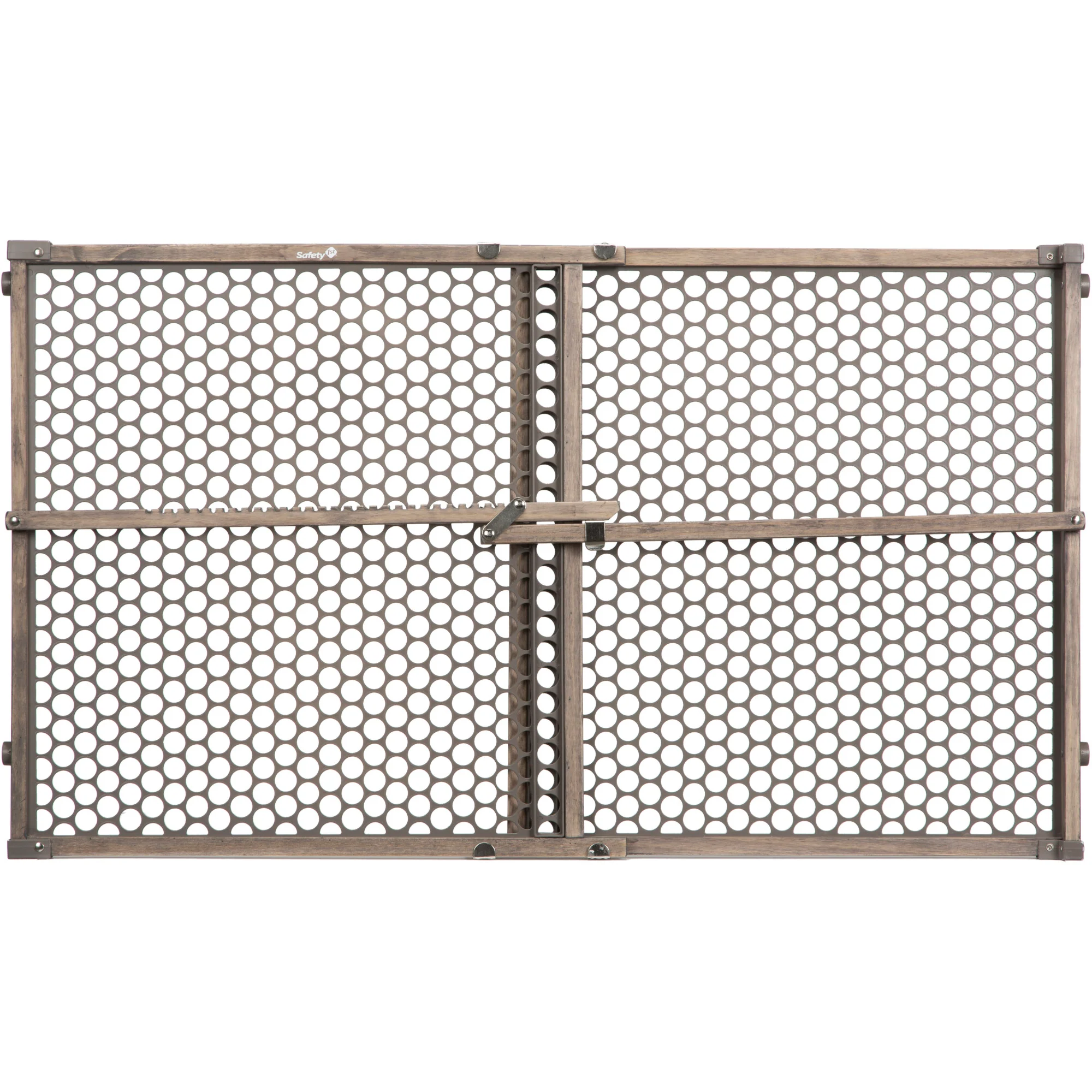 Vintage Grey Wood Doorway Security Baby Gate - Image 7